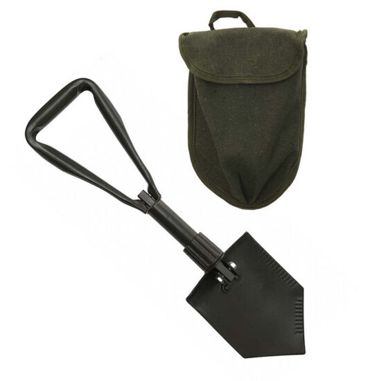 Opvouwbare schep voor noodsituaties